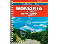 Romania, atlas (ghid) rutier, turistic, 16x24cm