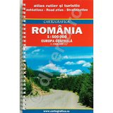 Romania, atlas (ghid) rutier, turistic, 16x24cm